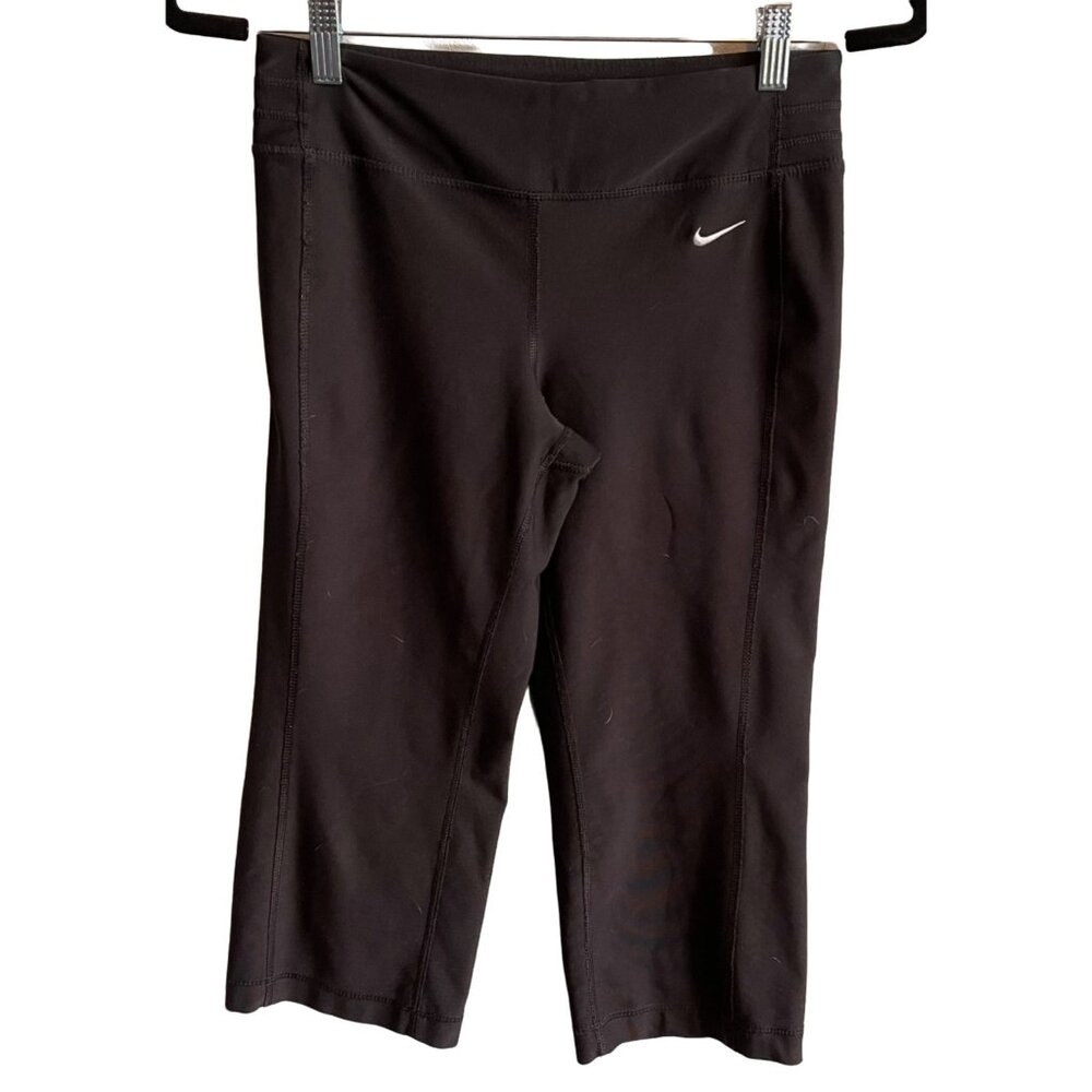 Nike Yoga Capri Leggings Black Women's Size XS